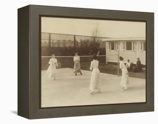 Badminton at Riposo, 20th Century-Andrew Pitcairn-knowles-Framed Premier Image Canvas