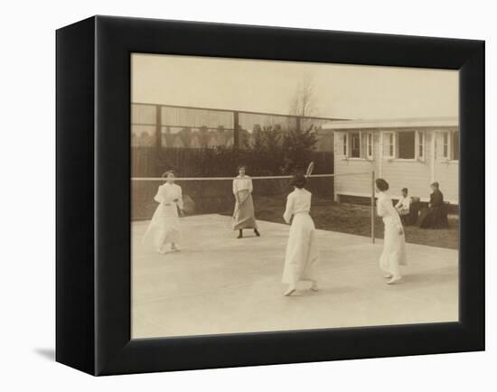 Badminton at Riposo, 20th Century-Andrew Pitcairn-knowles-Framed Premier Image Canvas