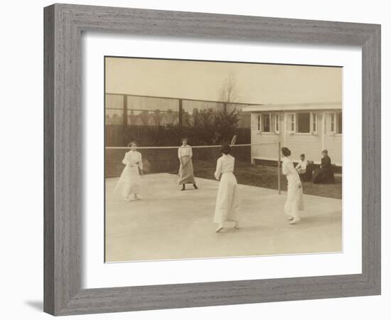 Badminton at Riposo, 20th Century-Andrew Pitcairn-knowles-Framed Giclee Print