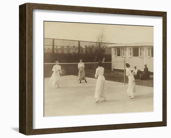 Badminton at Riposo, 20th Century-Andrew Pitcairn-knowles-Framed Giclee Print