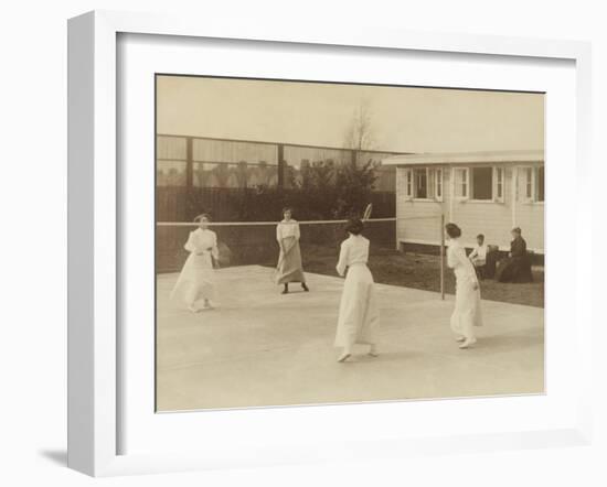 Badminton at Riposo, 20th Century-Andrew Pitcairn-knowles-Framed Giclee Print