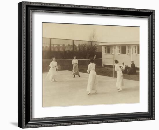 Badminton at Riposo, 20th Century-Andrew Pitcairn-knowles-Framed Giclee Print