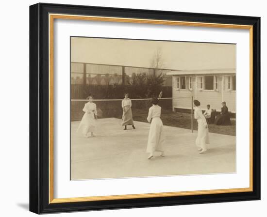 Badminton at Riposo, 20th Century-Andrew Pitcairn-knowles-Framed Giclee Print