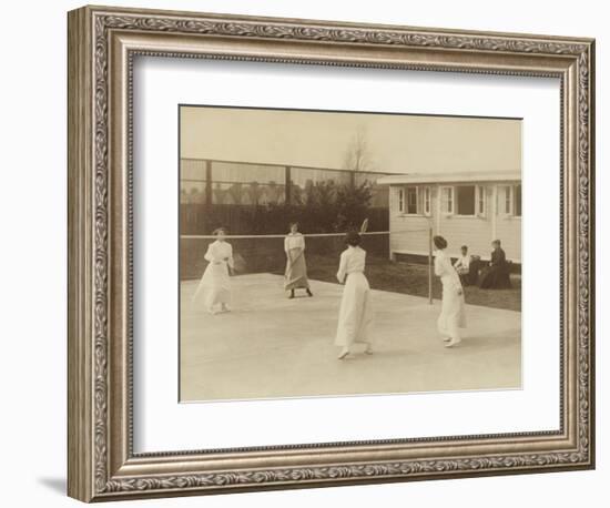 Badminton at Riposo, 20th Century-Andrew Pitcairn-knowles-Framed Giclee Print