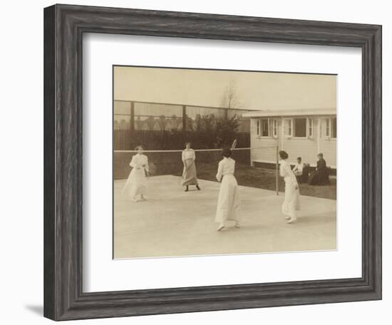 Badminton at Riposo, 20th Century-Andrew Pitcairn-knowles-Framed Giclee Print