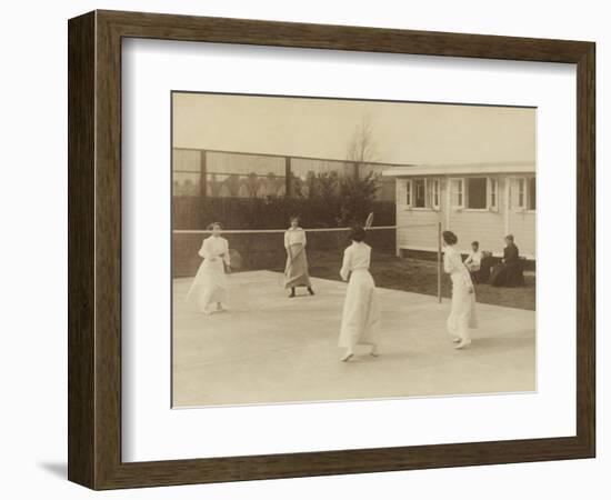 Badminton at Riposo, 20th Century-Andrew Pitcairn-knowles-Framed Giclee Print