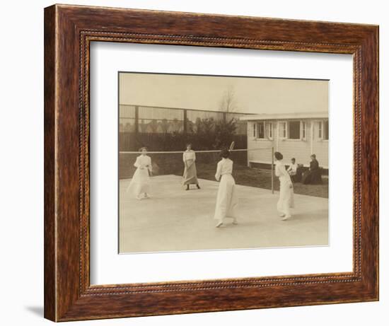 Badminton at Riposo, 20th Century-Andrew Pitcairn-knowles-Framed Giclee Print