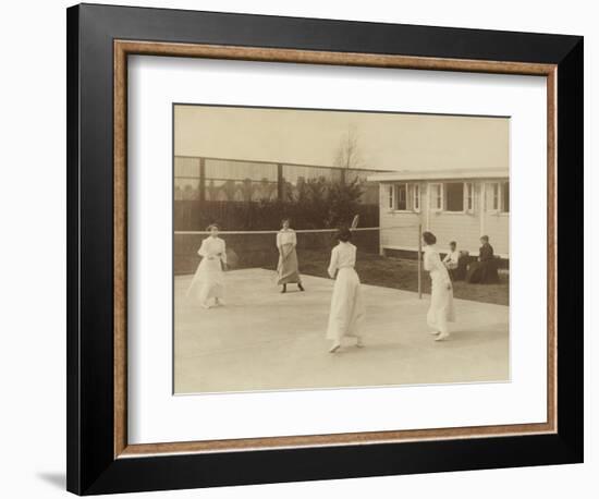 Badminton at Riposo, 20th Century-Andrew Pitcairn-knowles-Framed Giclee Print