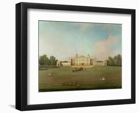 Badminton House, Gloucestershire-Canaletto-Framed Giclee Print