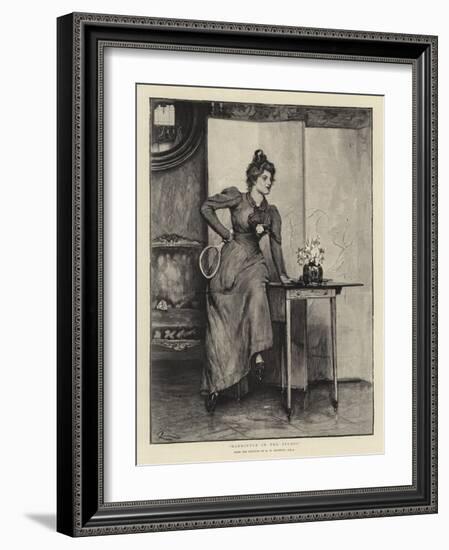 Badminton in the Studio-Robert Walker Macbeth-Framed Giclee Print