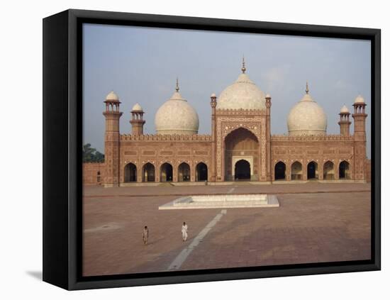 Badshahi Mosque in Lahore, Punjab, Pakistan-Poole David-Framed Premier Image Canvas