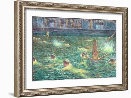 Badsump, 1911-Eugene Jansson-Framed Giclee Print