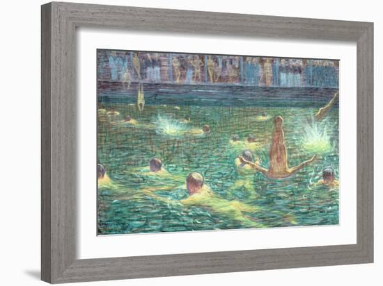 Badsump, 1911-Eugene Jansson-Framed Giclee Print