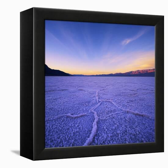 Badwater Basin at Dawn.-Jon Hicks-Framed Premier Image Canvas