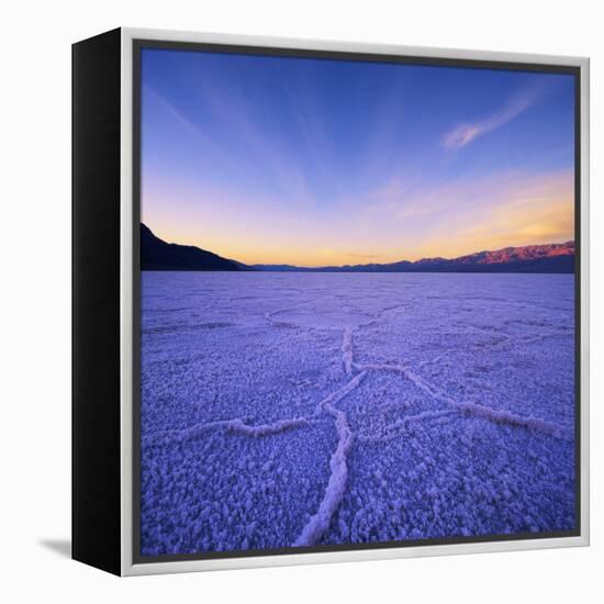 Badwater Basin at Dawn.-Jon Hicks-Framed Premier Image Canvas