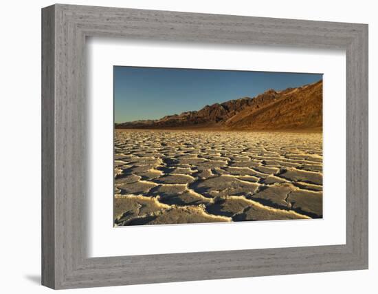 Badwater Basin at sunset, Death Valley National Park, California-Markus Lange-Framed Photographic Print