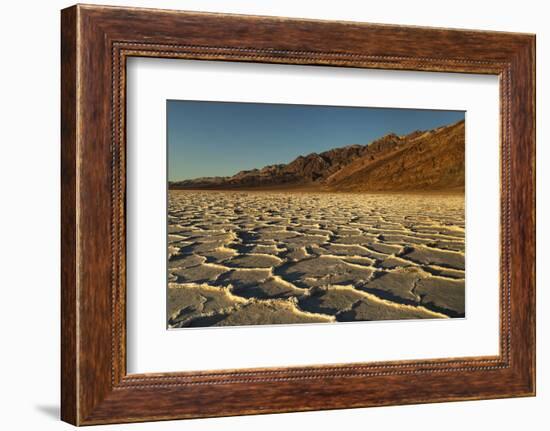 Badwater Basin at sunset, Death Valley National Park, California-Markus Lange-Framed Photographic Print