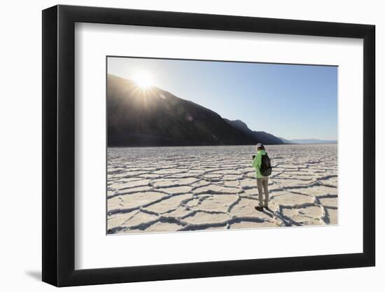 Badwater Basin, Death Valley National Park, California, North America-Markus Lange-Framed Photographic Print