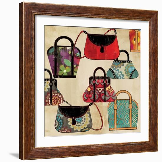 Bag Pattern-Anna Polanski-Framed Art Print