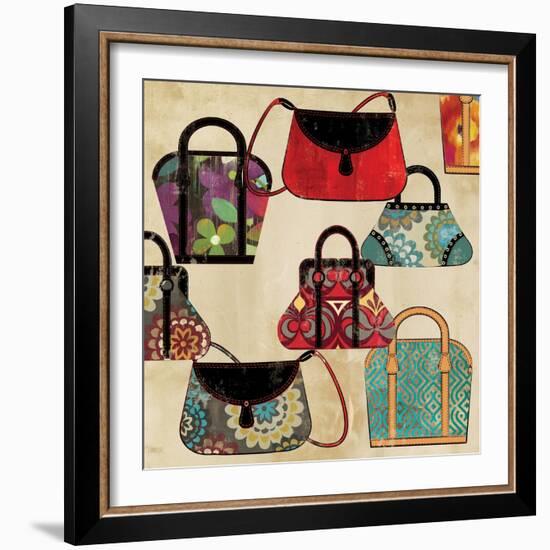 Bag Pattern-Anna Polanski-Framed Art Print