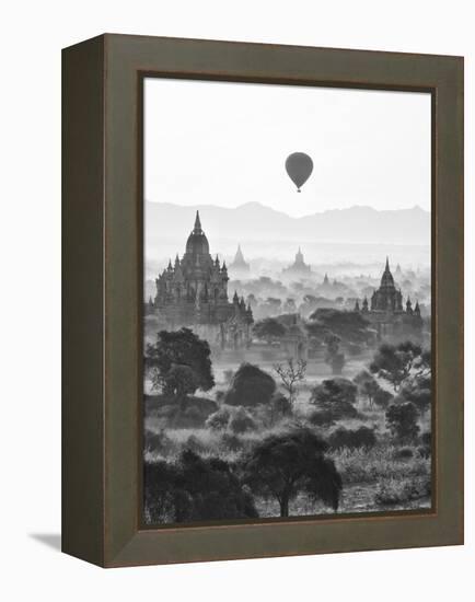Bagan at Sunrise, Mandalay, Burma (Myanmar)-Nadia Isakova-Framed Premier Image Canvas