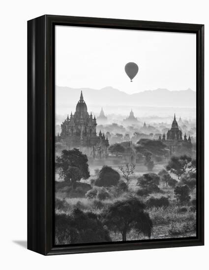 Bagan at Sunrise, Mandalay, Burma (Myanmar)-Nadia Isakova-Framed Premier Image Canvas