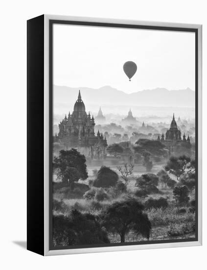 Bagan at Sunrise, Mandalay, Burma (Myanmar)-Nadia Isakova-Framed Premier Image Canvas