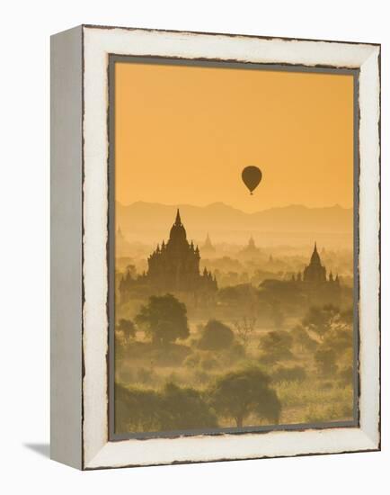 Bagan at Sunset, Mandalay, Burma (Myanmar)-Nadia Isakova-Framed Premier Image Canvas