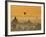 Bagan at Sunset, Mandalay, Burma (Myanmar)-Nadia Isakova-Framed Photographic Print