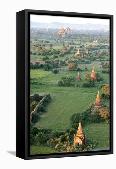 Bagan Terracotta Temples, Bagan (Pagan)-Annie Owen-Framed Premier Image Canvas