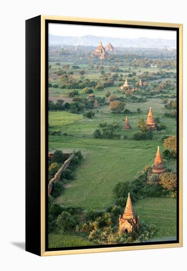 Bagan Terracotta Temples, Bagan (Pagan)-Annie Owen-Framed Premier Image Canvas