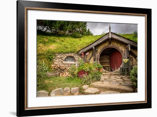 Baggin Hobbit Home New Zealand-null-Framed Art Print