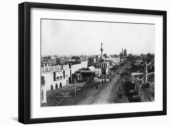 Baghdad Fron the North Gate, Iraq, 1917-1919-null-Framed Giclee Print