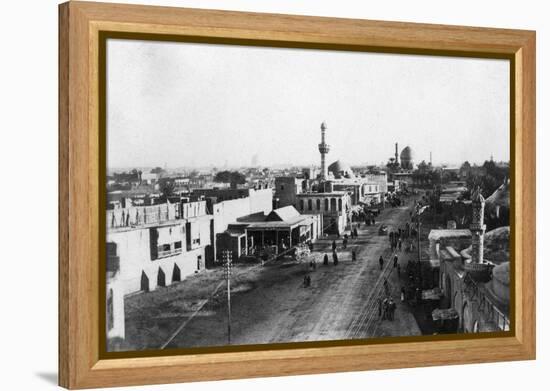 Baghdad Fron the North Gate, Iraq, 1917-1919-null-Framed Premier Image Canvas