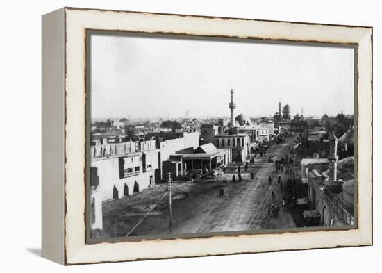 Baghdad Fron the North Gate, Iraq, 1917-1919-null-Framed Premier Image Canvas