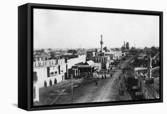 Baghdad Fron the North Gate, Iraq, 1917-1919-null-Framed Premier Image Canvas