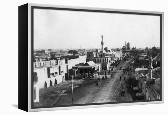 Baghdad Fron the North Gate, Iraq, 1917-1919-null-Framed Premier Image Canvas