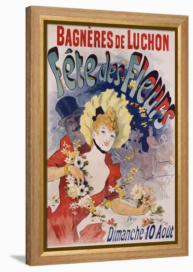 Bagneres De Luchon Fete Des Fleurs Poster-Jules Chéret-Framed Premier Image Canvas
