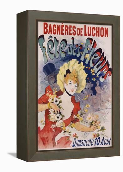 Bagneres De Luchon Fete Des Fleurs Poster-Jules Chéret-Framed Premier Image Canvas