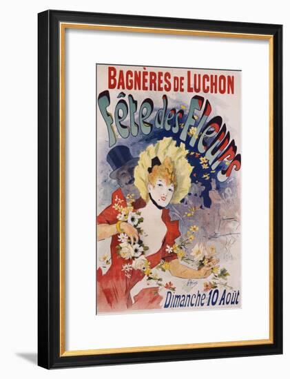 Bagneres De Luchon Fete Des Fleurs Poster-Jules Chéret-Framed Giclee Print