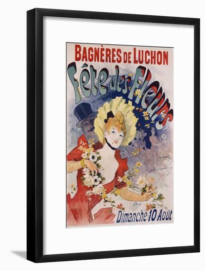 Bagneres De Luchon Fete Des Fleurs Poster-Jules Chéret-Framed Giclee Print