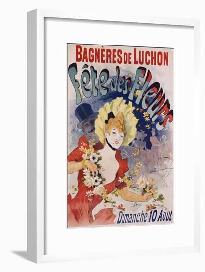 Bagneres De Luchon Fete Des Fleurs Poster-Jules Chéret-Framed Giclee Print