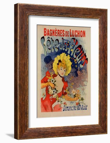 Bagnères de Luchon-Fête des Fleurs-Cheret-Framed Art Print