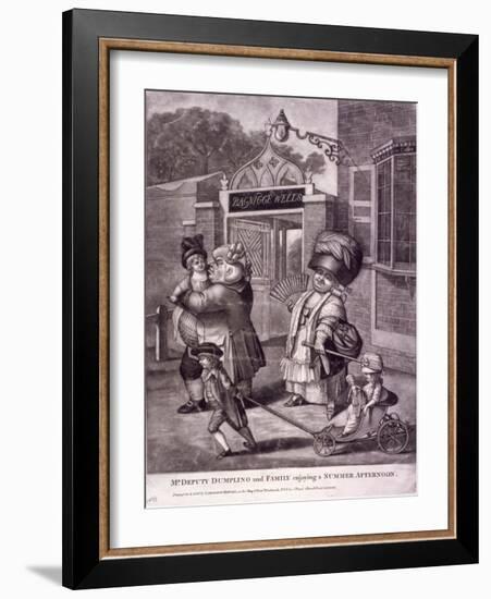 Bagnigge Wells, St Pancras, London, C1780-null-Framed Giclee Print
