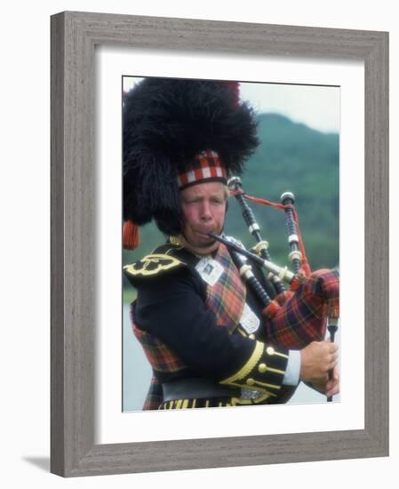 Bagpipe Player, Scotland-Peter Adams-Framed Photographic Print