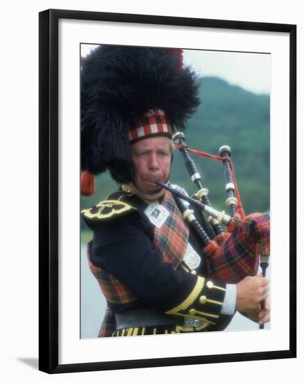 Bagpipe Player, Scotland-Peter Adams-Framed Photographic Print