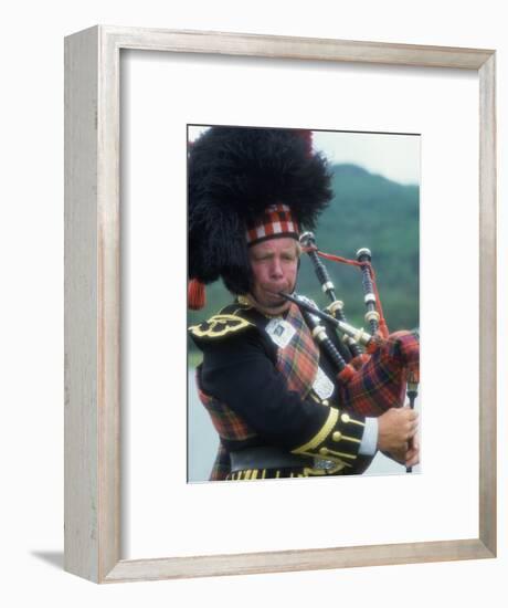 Bagpipe Player, Scotland-Peter Adams-Framed Photographic Print