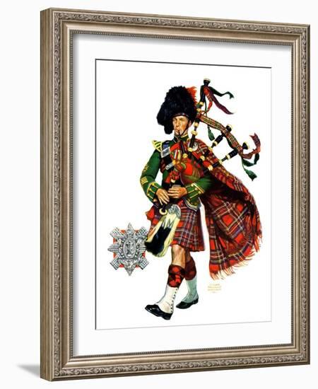 "Bagpipes,"September 10, 1932-Edgar Franklin Wittmack-Framed Giclee Print