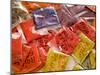 Bags of Powdered Dyes at the Mercado Hidalgo, Guanajuato, Mexico-Julie Eggers-Mounted Photographic Print