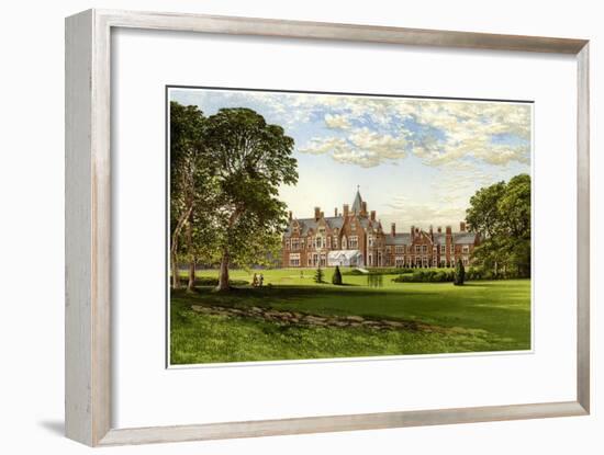 Bagshot Park, Surrey, Home of the Duke of Connaught, C1880-Benjamin Fawcett-Framed Giclee Print